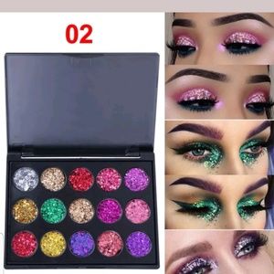 Glitter eyeshadow pallette